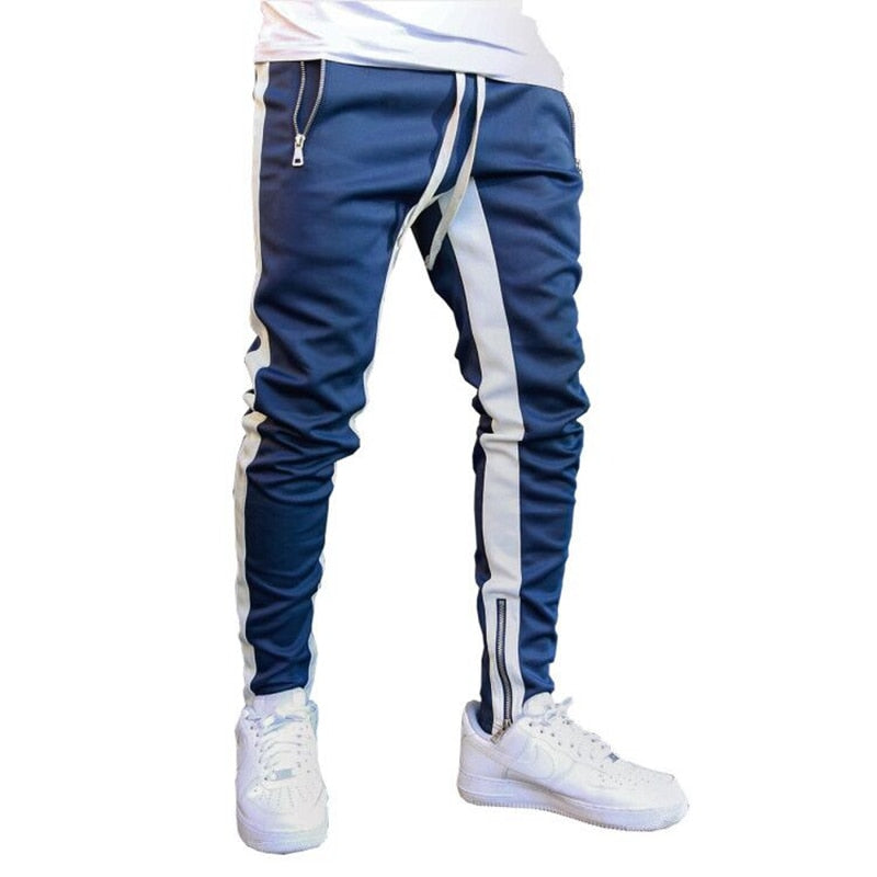 Jogging Pants Men Running Pants With Zipper Sport Fitness