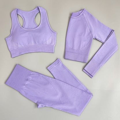 Fitness Frauen Yoga Set Nahtlose Sportswear Workout