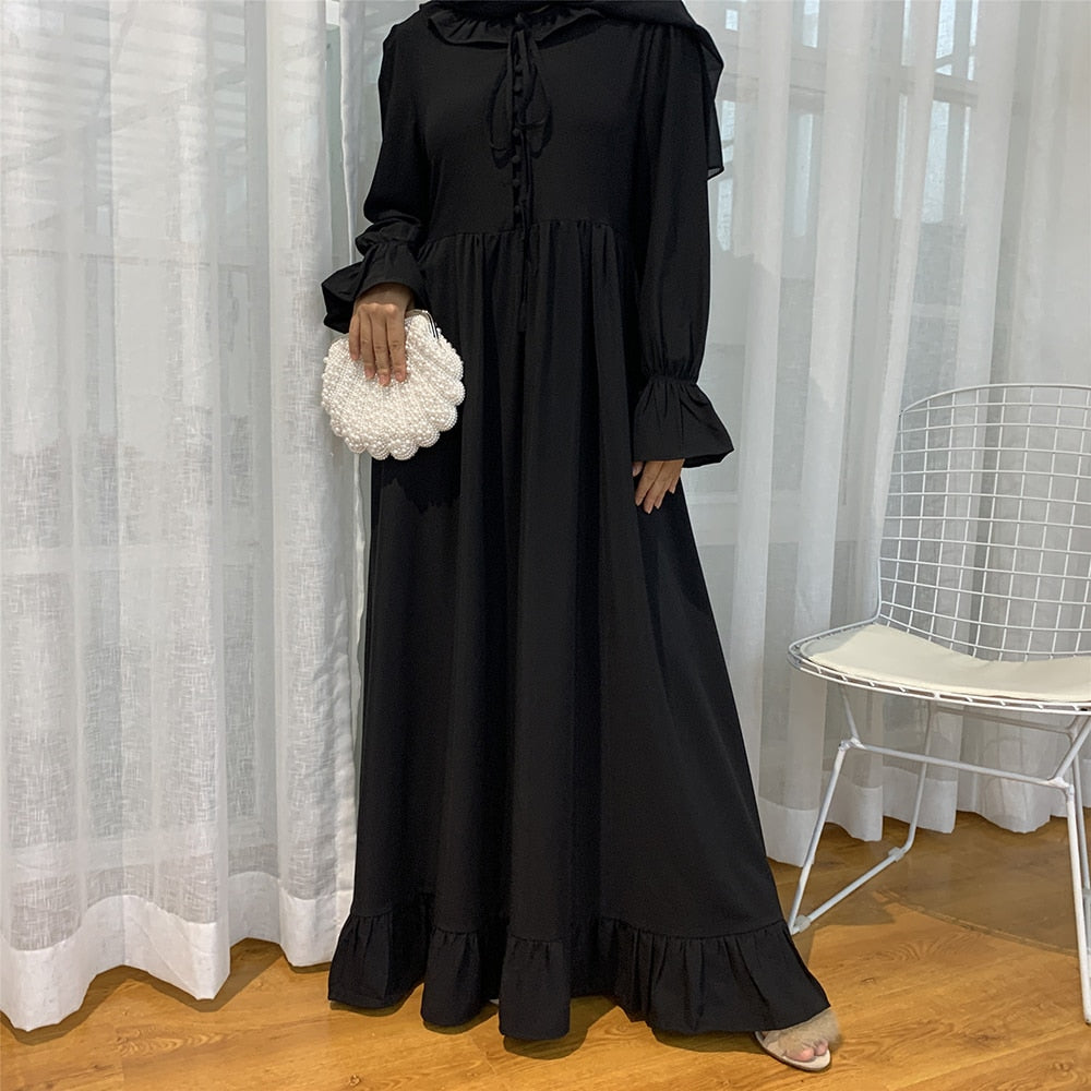 Abaya Dubai Türkei Muslimischen Mode Hijab Kleid