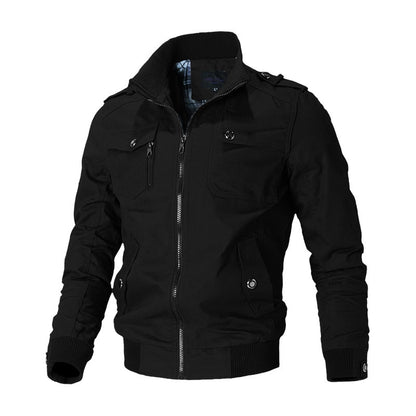 Bomber Jacket Men Fashion Casual Windbreaker Jacket Coat Men 2023 Spring Autumn