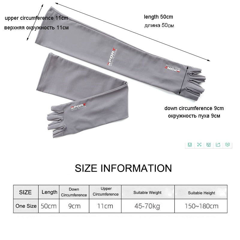 Arm Hülse Handschuhe Lauf Radfahren Sleeves Angeln