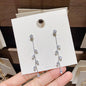 Trend Simulation Pearl Long Earrings