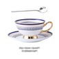 Bone China Tee-Set Porzellan Tee Tasse Keramik Topf Marokko Stil Teekanne Set Café Becher Kaffee Tasse Erweiterte Teetasse Teaset teegeschirr