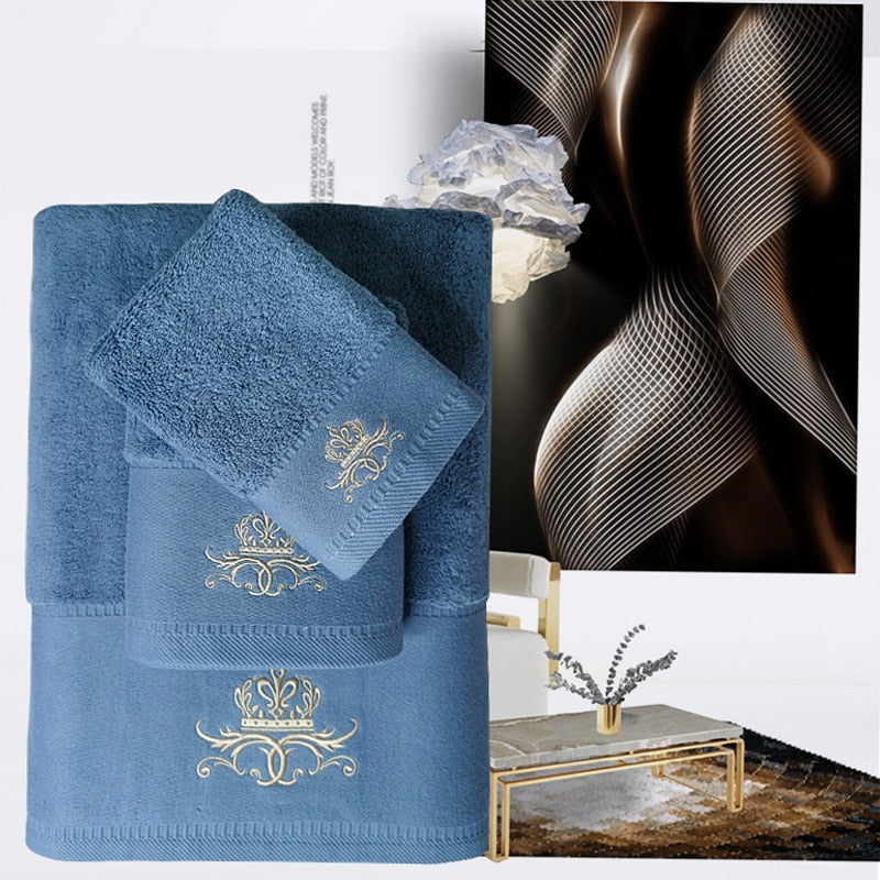 kk new High-grade 100% cotton Towel set bath towel facetowel set soft bath face towel hand towel Bath towel sets 80x160cm