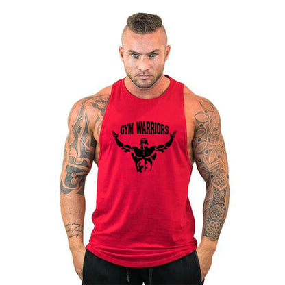 Brand Gym Clothing Mens Bodybuilding Hooded Tank Top