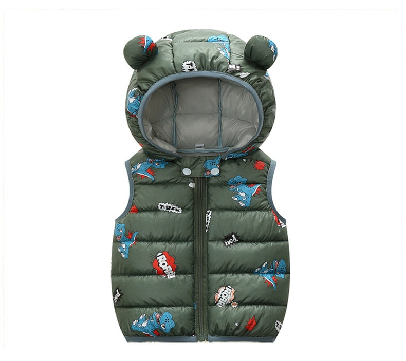 Autumn Children Warm Down Vest Baby