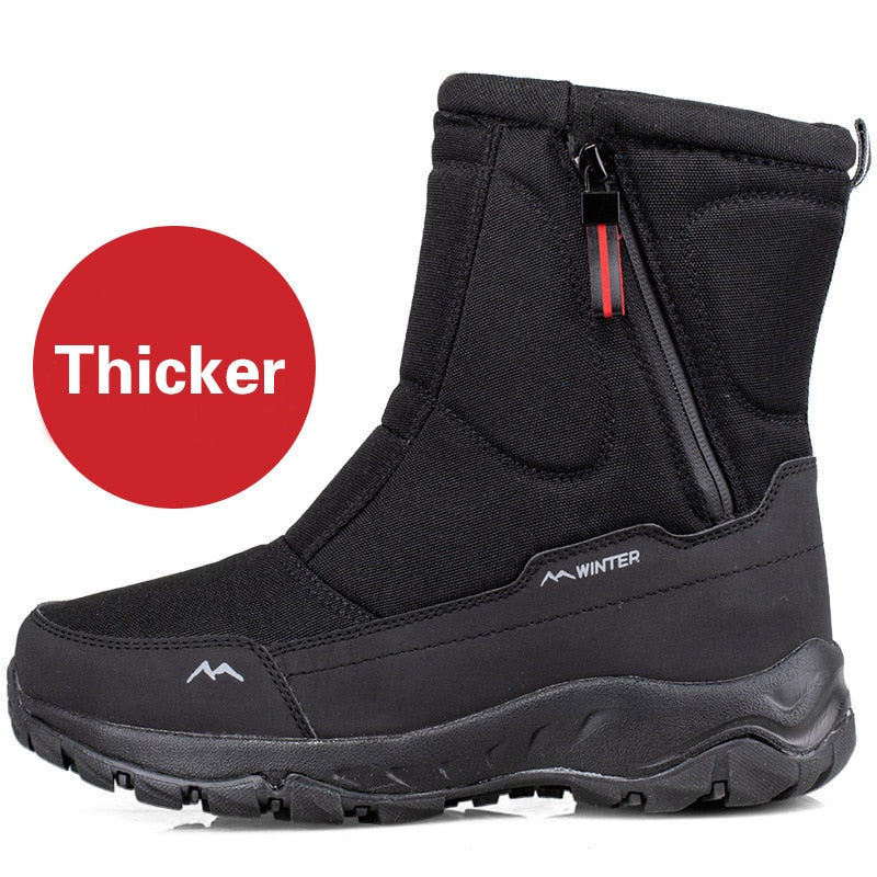 Männer Stiefel 2024 Winter Schuhe Männer Schnee Stiefel Wasserdicht