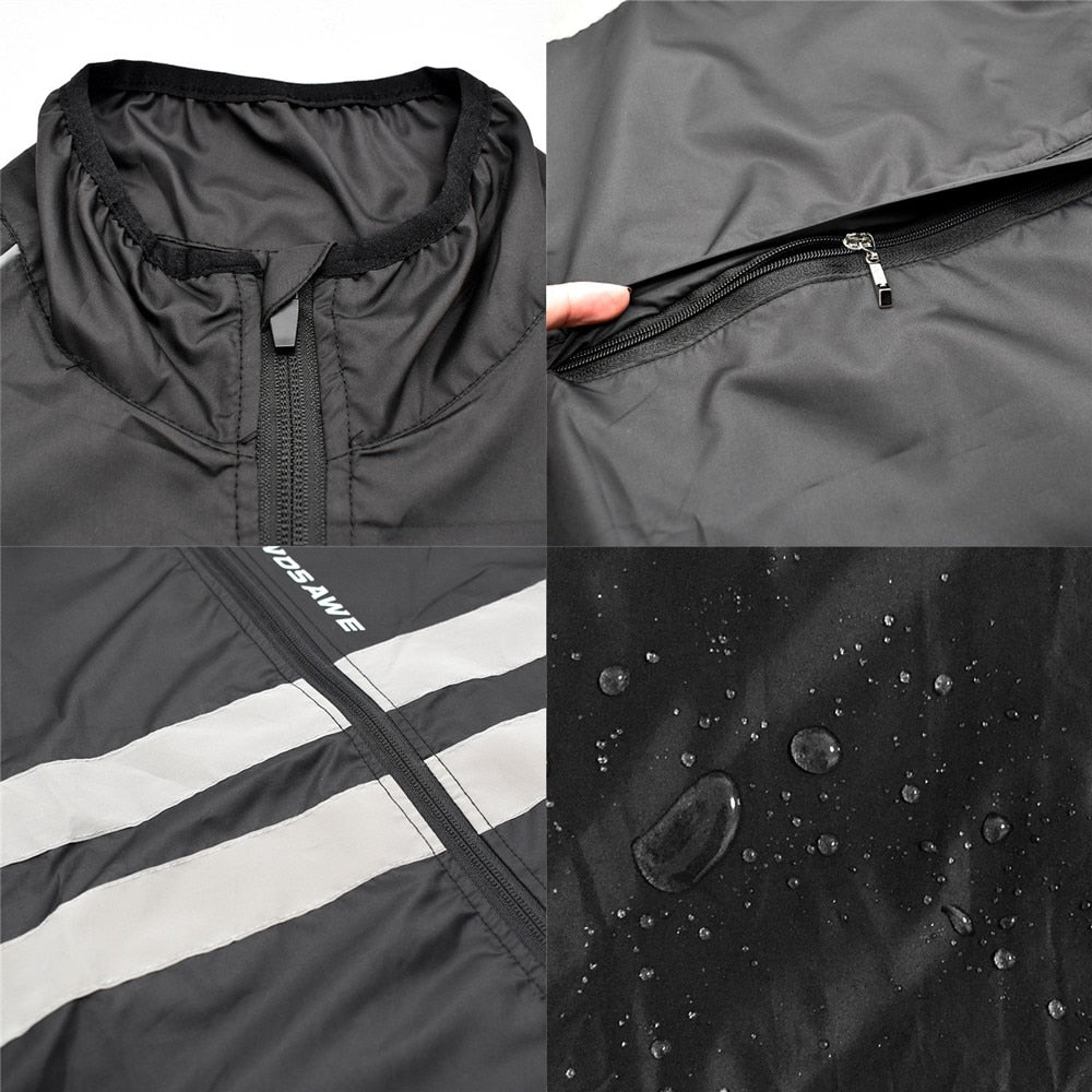 Ultralight Reflective Men's Cycling Jacket Long Waterproof