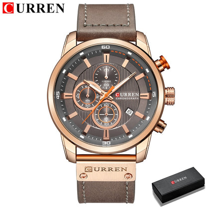 Curren Fashion Date Quartz Men Watches Top Brand