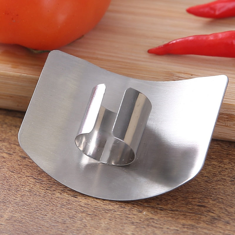 1Pcs Edelstahl Finger Schutz Anti-cut Finger Schutz Küche Werkzeuge Sicher Gemüse Schneiden Hand Protecter Küche Gadgets
