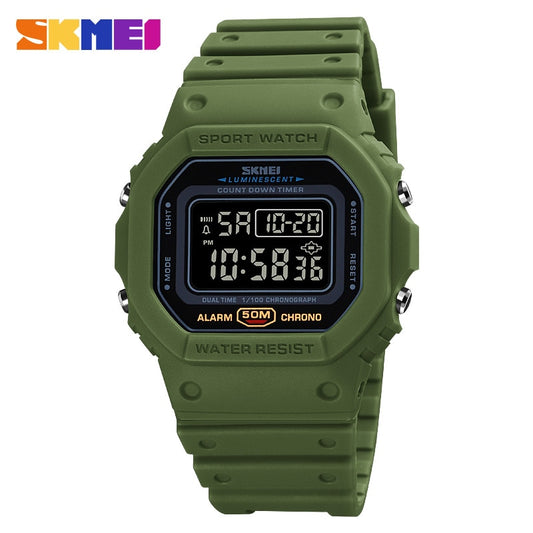 Multifunctional Digital Sport Watch Men 2 Time