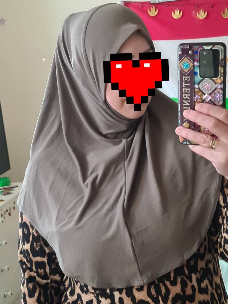 H124 plain große größe moslemisches hijab mit kinn teil top qualität Hijab