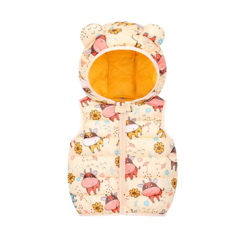 Autumn Children Warm Down Vest Baby