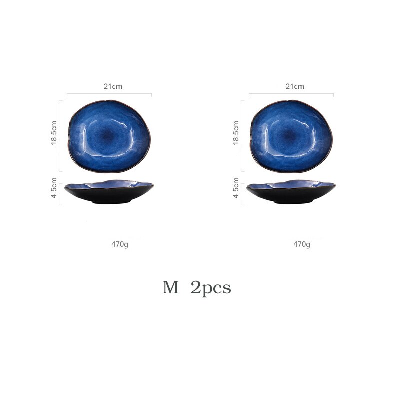 1/2/4 Pcs Nordic Keramik Lebensmittel Gericht Platte Haushalt Keramik Unregelmäßigen Teller Salat Platte Teller Geschirr