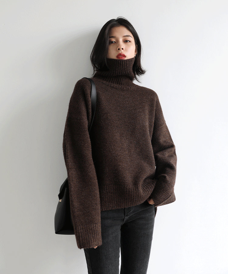 Pullover Strickwaren Grundlegende Weibliche Tops Herbst Winter