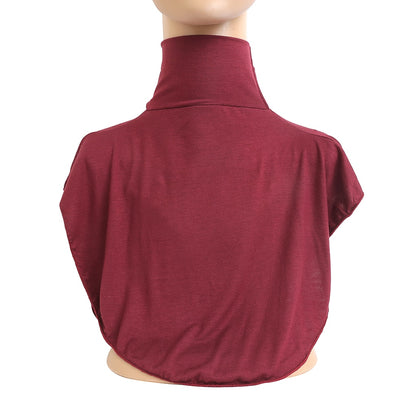 H010 muslim women neck cover modal jersey Full cover high neck