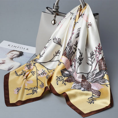 Fashion Headscarf Silk Satin Neck Scarf