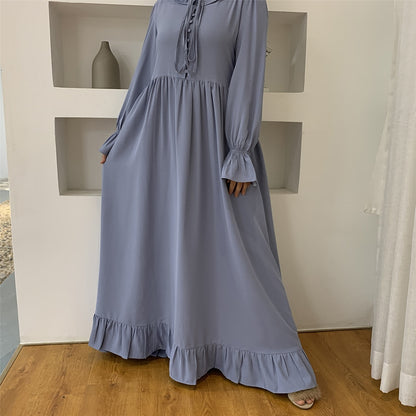 Abaya Dubai Türkei Muslimischen Mode Hijab Kleid