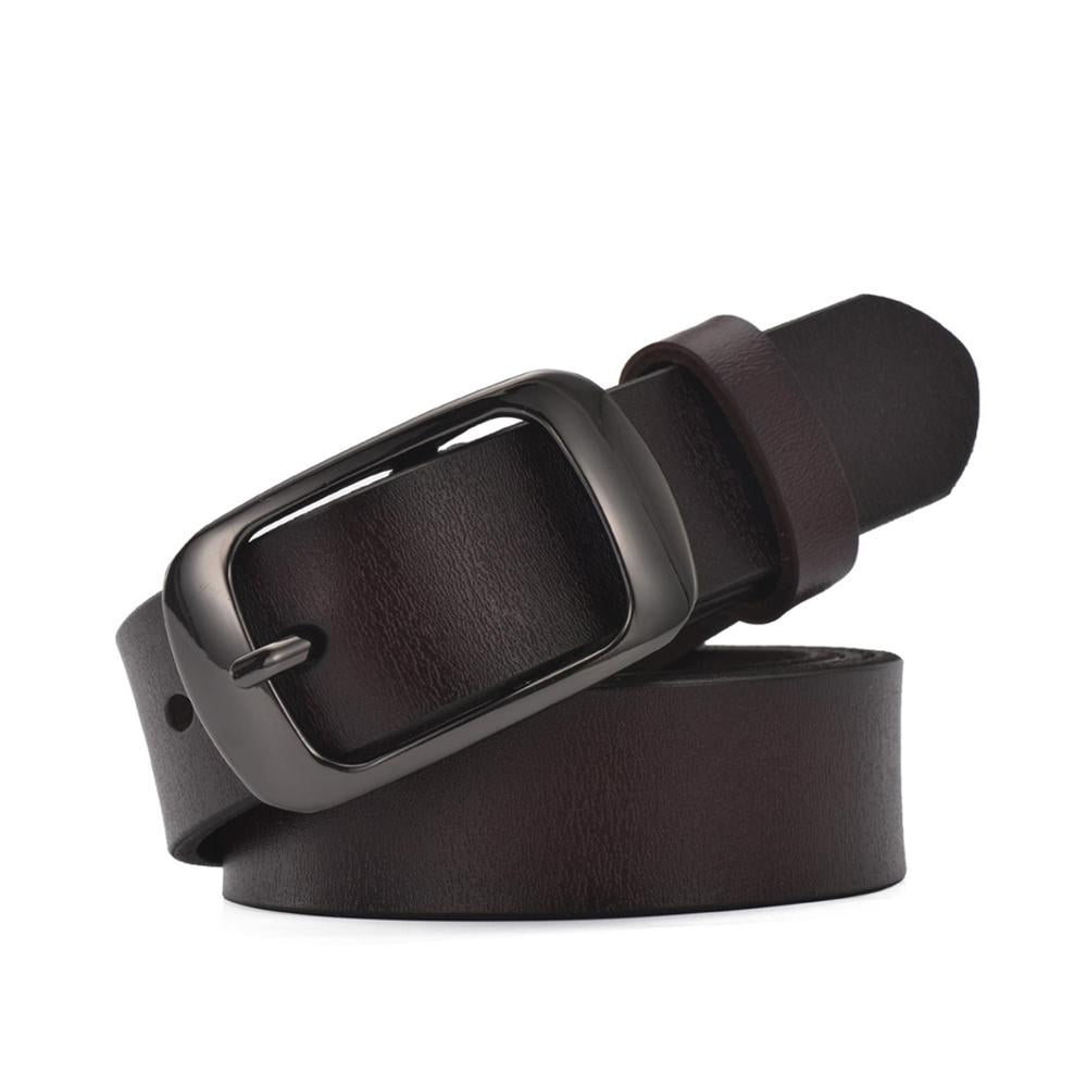 Women's strap casual all-match Women brief genuine leather belts Women's strap pure color belt Top quality jeans belt WH001