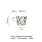 Kreative Cartoon Blume Kaffee Becher Hause Büro Glas Wasser Tasse Handgriff Milch Frühstück Drink Cup DROPSHIPPING