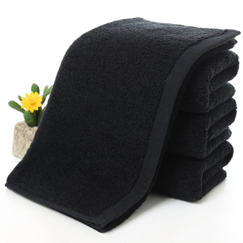 Schwarz Große Bad Handtuch Baumwolle Dicke Dusche Gesicht Handtücher Home Bad Hotel Erwachsene Badhanddoek Toalha de banho Serviette de bain