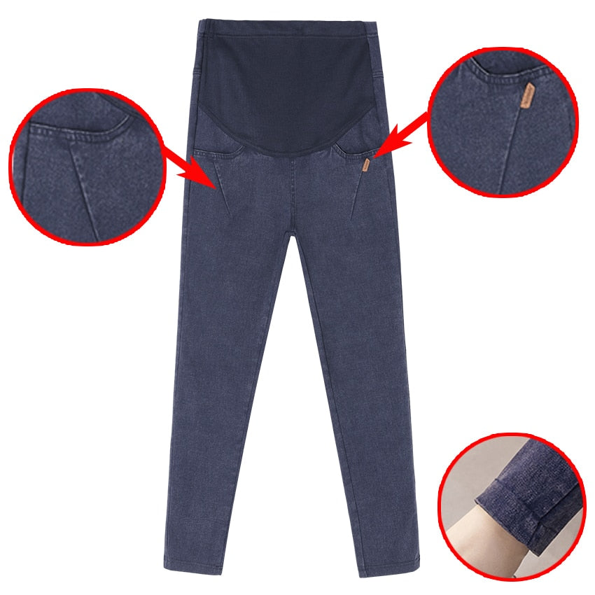 Denim Jeans Maternity Pants For Pregnant Women Clothes Nursing Pregnancy Leggings Pants Gravidas Jeans Maternity Clothing