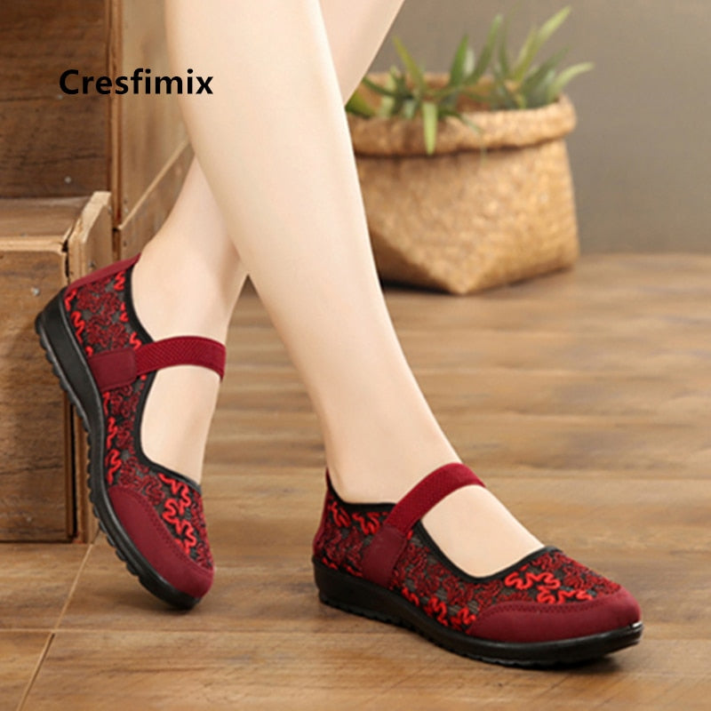 Cresfimix Women Fashion Breathable Summer