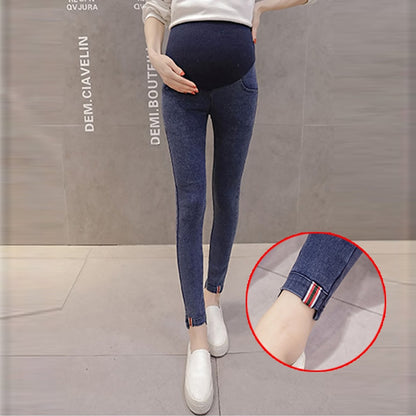 Denim Jeans Maternity Pants For Pregnant Women Clothes Nursing Pregnancy Leggings Pants Gravidas Jeans Maternity Clothing