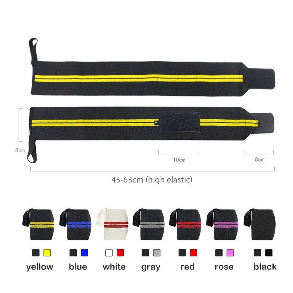 1 Pair Adjustable Weight Lifting Strap Fitness Gym Sport
