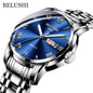 Stainless Steel Business Date Watch Waterproof