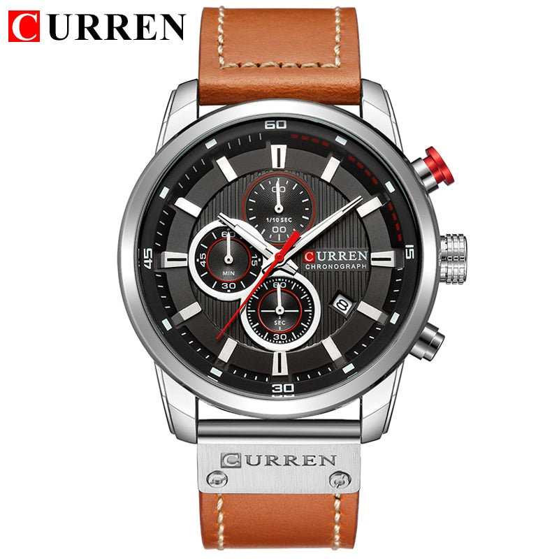 Curren Fashion Date Quartz Men Watches Top Brand