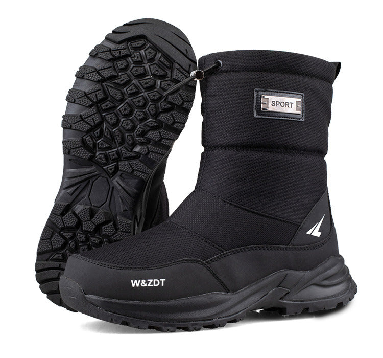 Männer Stiefel 2024 Winter Schuhe Männer Schnee Stiefel Wasserdicht