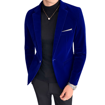 Hochzeit Kleid Mantel Herren Blazer Jacke Mode Lässig Anzug Jacke Bühne DJ