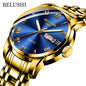 Stainless Steel Business Date Watch Waterproof