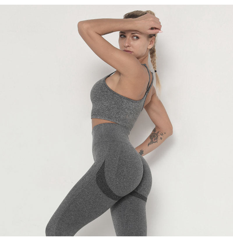Nahtlose Yoga Set Frauen Workout Sportswear Gym Kleidung Fitness
