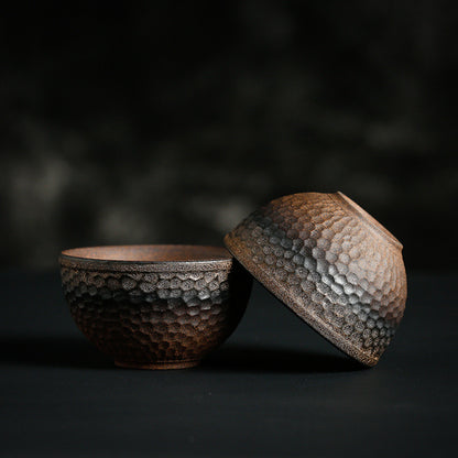 Vintage handgemachte keramik teetasse Japanischen Stil Retro Tee Tasse steinzeug tee-set Hause tee schüssel Master Tasse