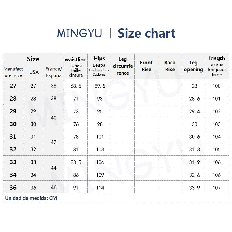 New Spring Summer Men's Jeans Vintage Blue Solid Color Elastic Classic Jeans Men Slim Fashion Denim Pants Male 27-38