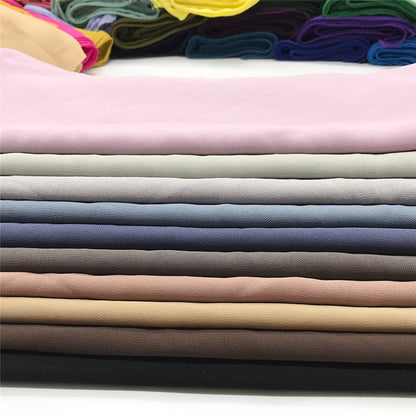 70*180cm Muslimischen Chiffon Hijab Schals