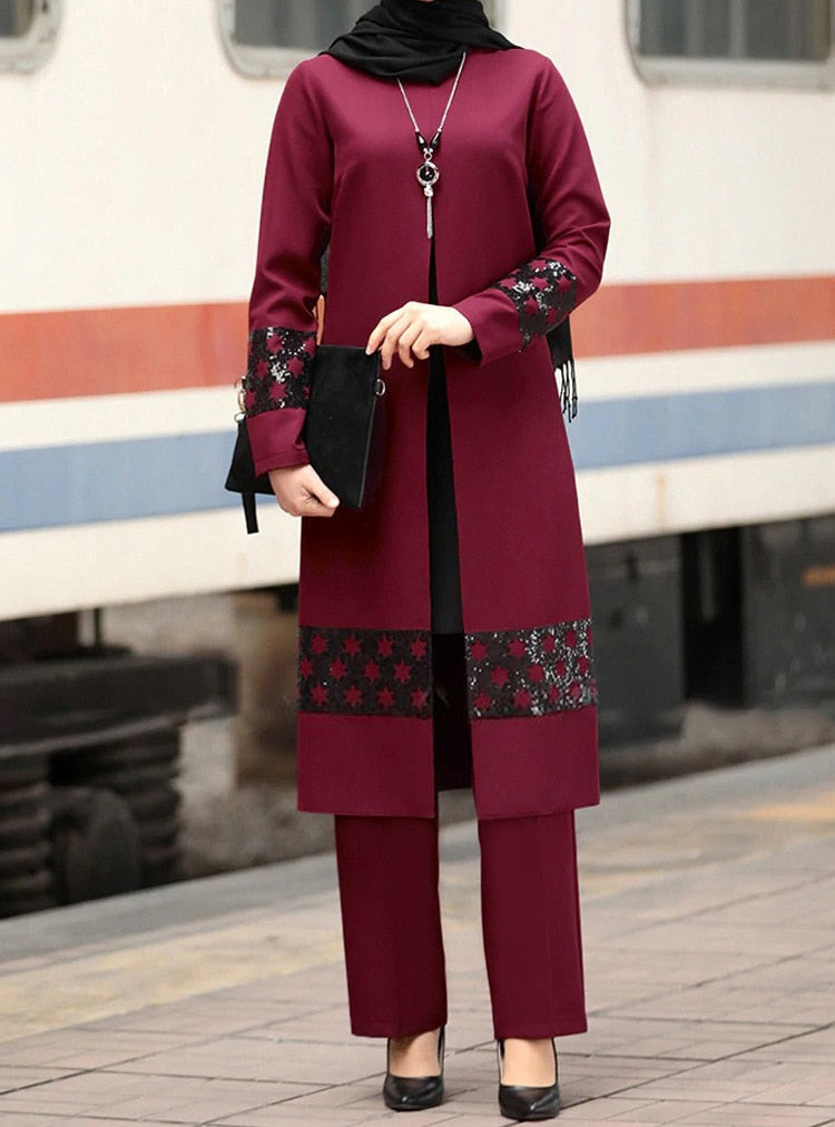 Ensembles Türkei Hijab Kleid Kaftan Marokkanischen