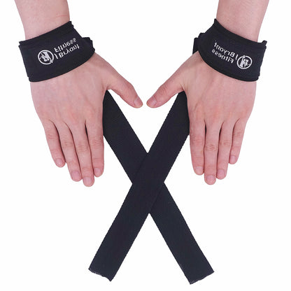 1 paar Gym Hebe Straps Fitness Handschuhe Anti-slip Hand Wraps