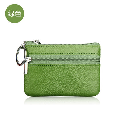 New Women Genuine Leather Wallet Female Purses Women Zipper Coin Purses Kids Storage Bag Bags Pouch