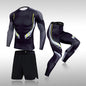 3 Pcs Set Men's Workout Sport Suit Gym Fitness Compression