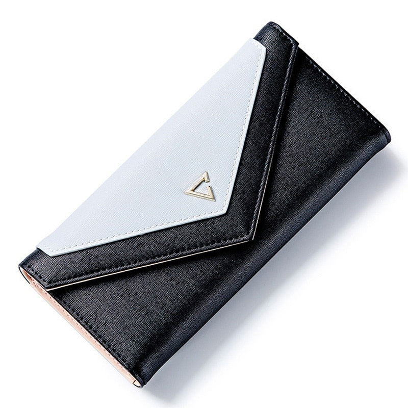 Geometric Envelope Wallet Women Brand Designer