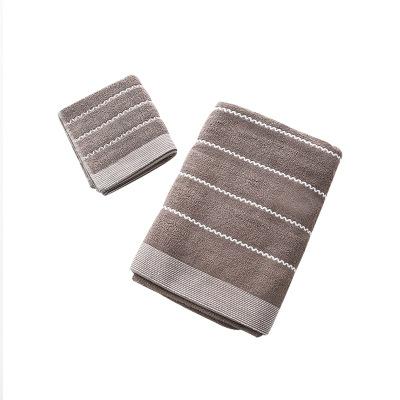 Women And Men Wave Printed Breathable Soft Cotton Face Towel Bath Hand Towel Quick Dry Towel