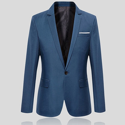 Männer Blazer Schlank Herbst Anzug Blazer Geschäfts Formale Party