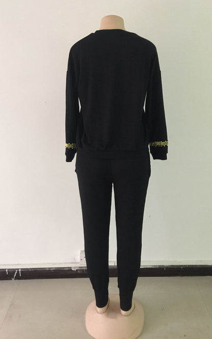 Winter Spring long sleeve tracksuit Sportswear Office