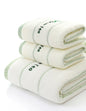 White Green Towel Set Bath Towel Washing Towel Hand Towel Terry Cloth toallas de baño serviette de3pcs/set Towel cerchief Gift