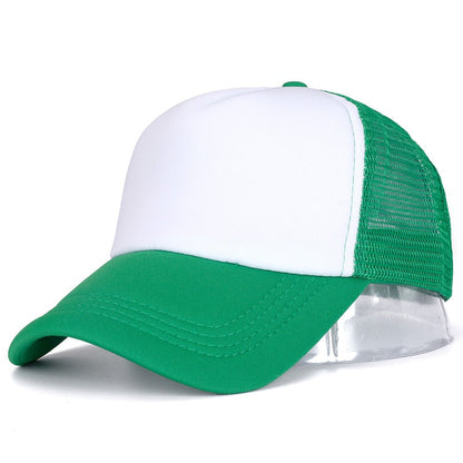 1 PCS Unisex Cap Casual Plain Mesh Baseball Cap Adjustable Snapback