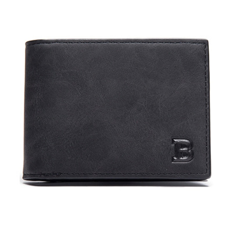 New Fashion PU Leather Men's Wallet With Coin Pocket Zipper Small Money Purses Dollar Slim Purse New Design Money Wallet