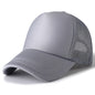 1 PCS Unisex Cap Casual Plain Mesh Baseball Cap Adjustable Snapback